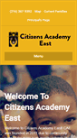 Mobile Screenshot of citizensacademyeast.org